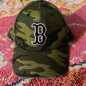 Camo Boston Red Sox hat
